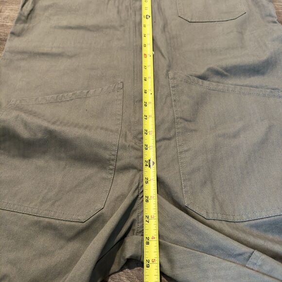 Gamine Workwear x Dickies Womens Miles Coveralls Size L 30”Inseam USA Made Olive - Picture 6 of 14